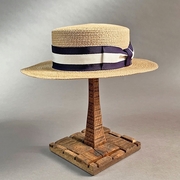 BRAID WIDE BRIM BOATER HAT