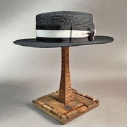 BRAID WIDE BRIM BOATER HAT