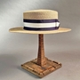 BRAID WIDE BRIM BOATER HATʐ^4